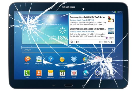 Réparation vitre tactile tablette Samsung Galaxy TAB 3 10.1 P5200